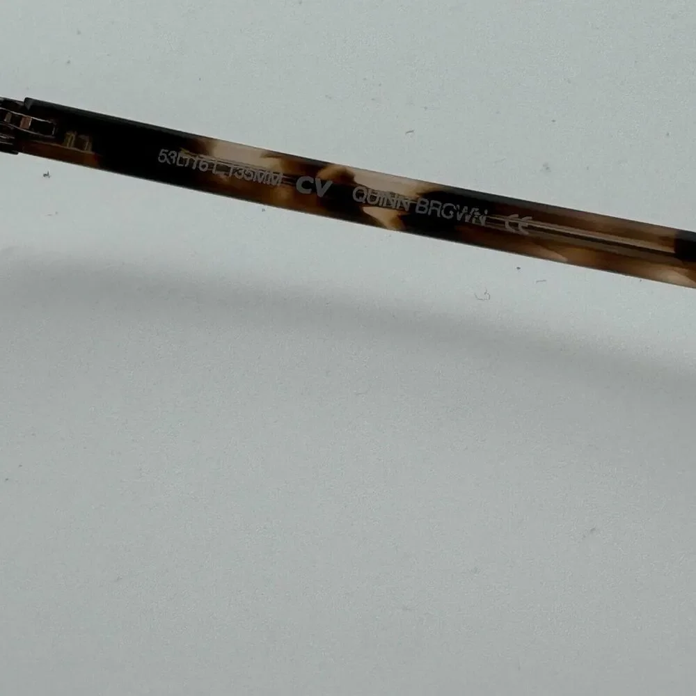 BCBGMAXAZRIA Quinn Brown Tortoise‎ 53/16/135 Eyeglasses Frames H13448